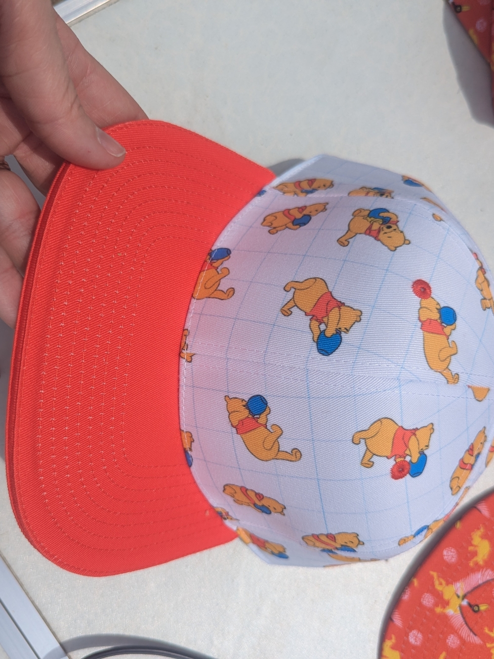 Winnie the Pooh Pattern Trucker Hat